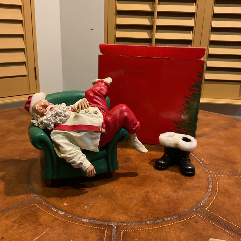 Possible Dreams “ Overworked Santa” Figurine